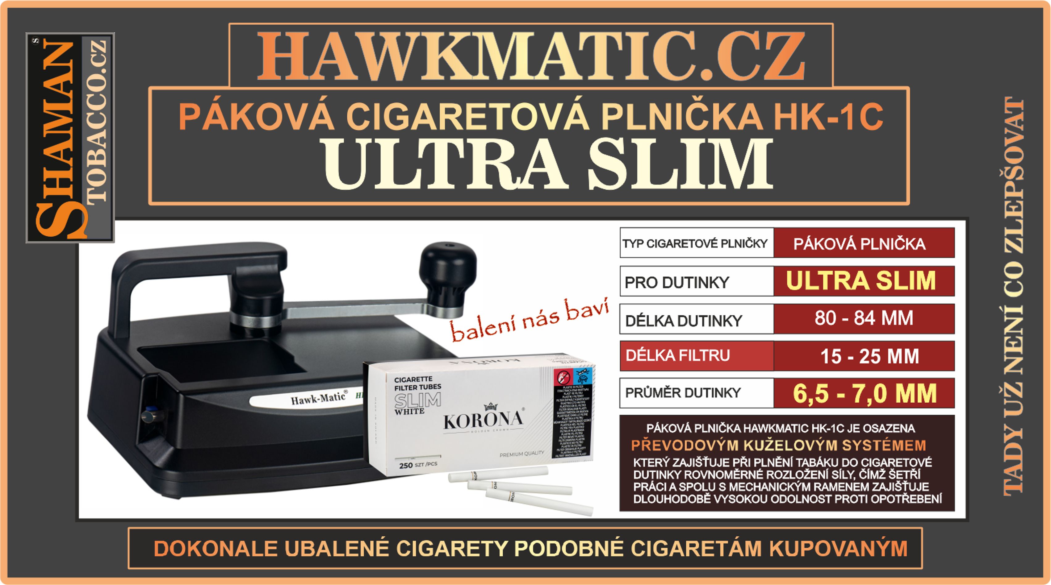 banner_plnicka_HAWKMATIC_HK-1C_ultra_slim_SHAMANTOBACCO.cz_01